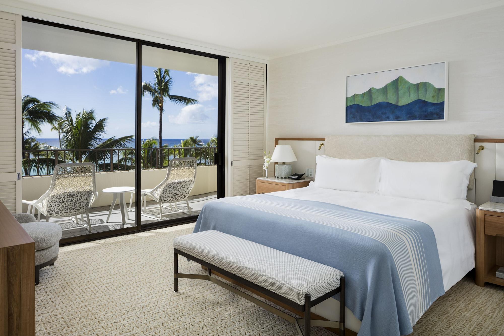 โรงแรมฮาเลคูลานี โฮโนลูลู ภายนอก รูปภาพ A bedroom at the Four Seasons Resort Maui