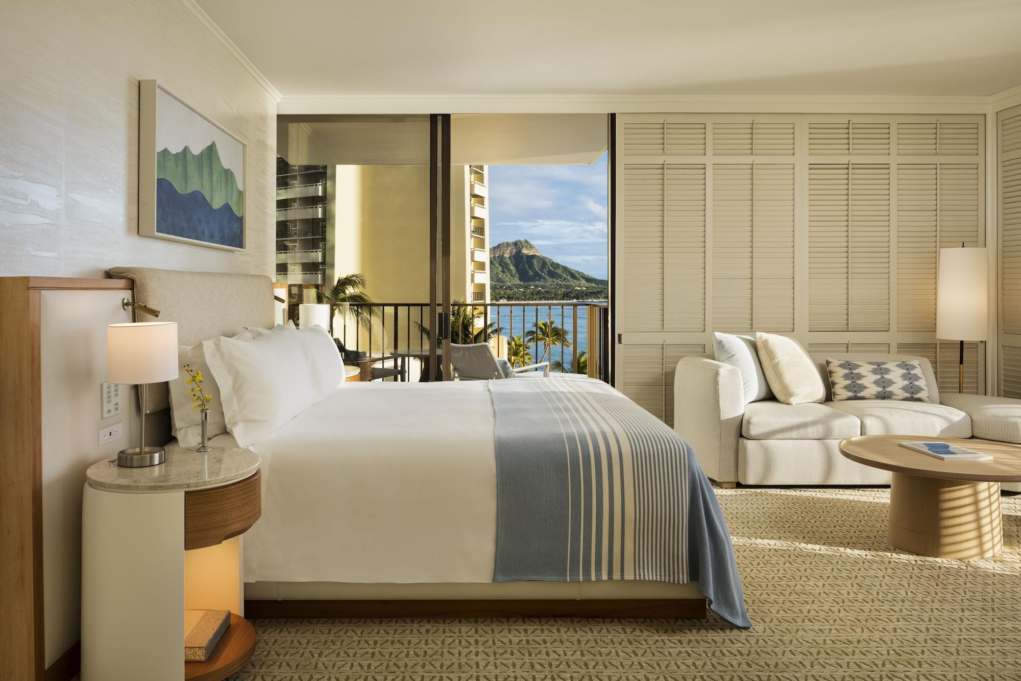 โรงแรมฮาเลคูลานี โฮโนลูลู ภายนอก รูปภาพ A guest room at the Four Seasons Resort Maui