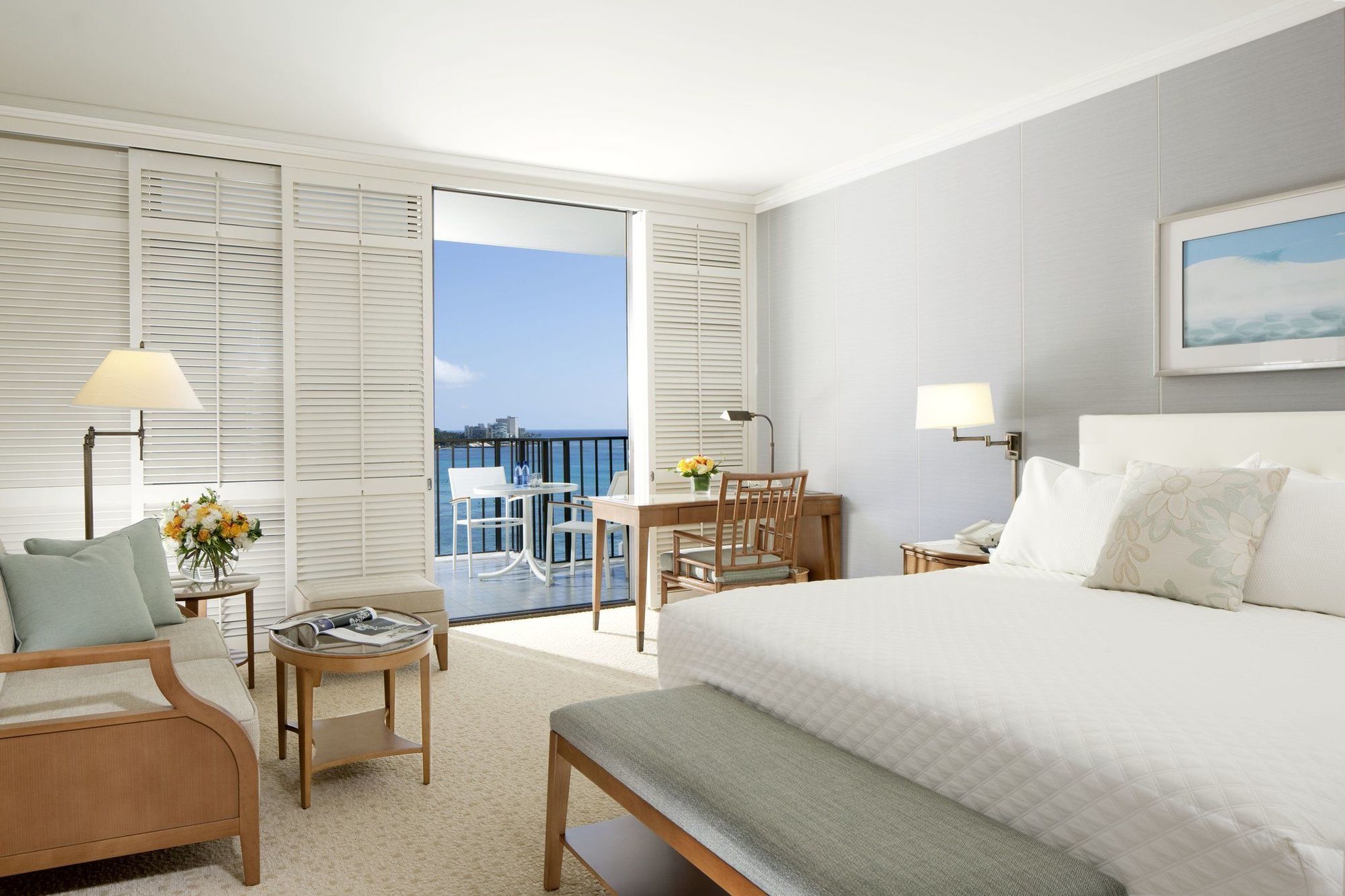 โรงแรมฮาเลคูลานี โฮโนลูลู ห้อง รูปภาพ A guest room at the Four Seasons Resort Maui