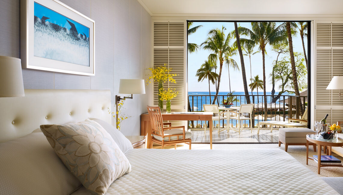 โรงแรมฮาเลคูลานี โฮโนลูลู ภายนอก รูปภาพ A room at the Four Seasons Resort Maui